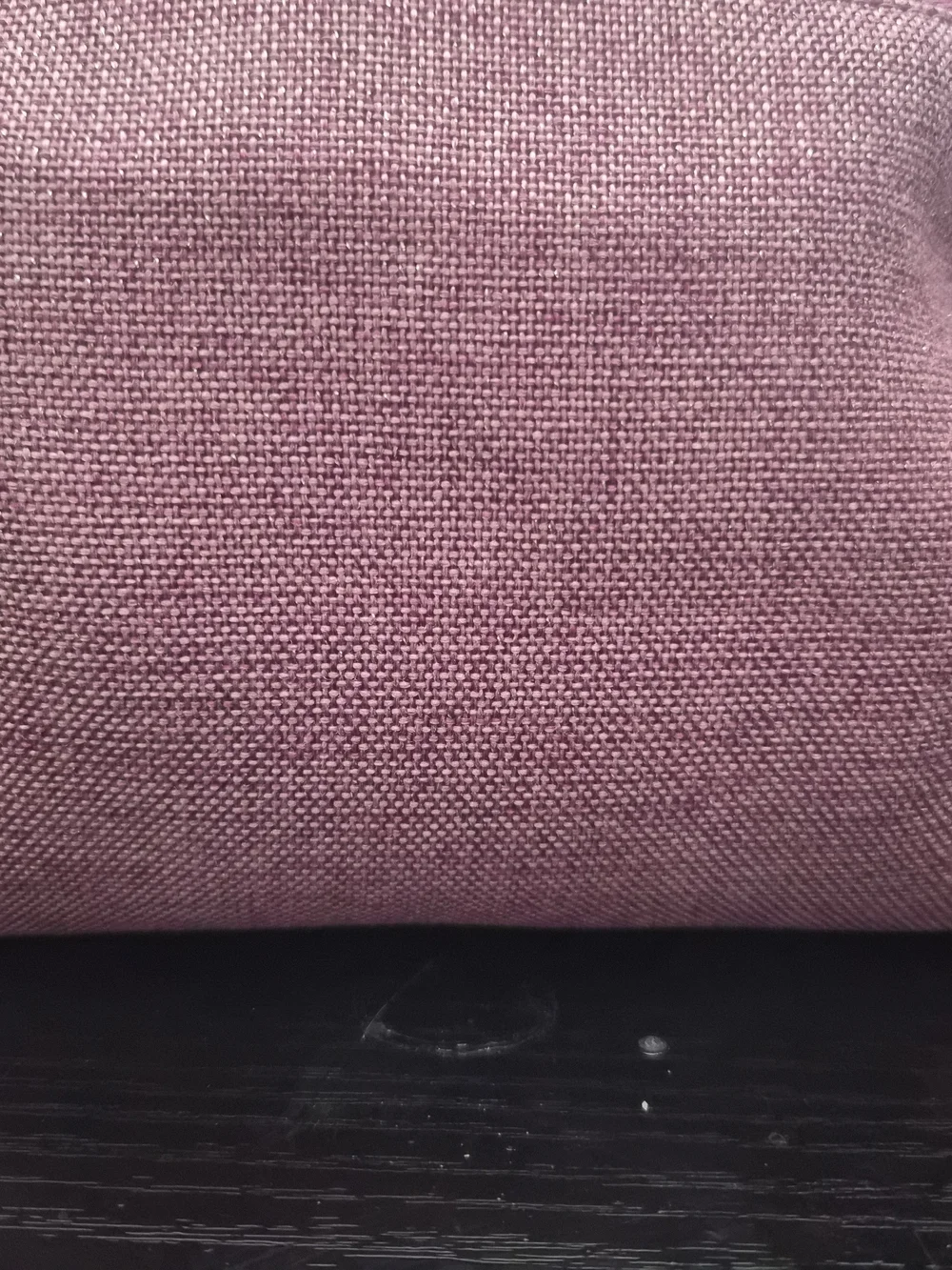 Lancome Pink Canvas Cosmetic Case with Gold Hardware